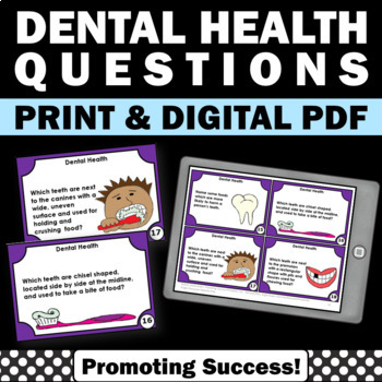 Preview of Dental Health Science Special Education 3rd 4th Grade Healthy Teeth Stations