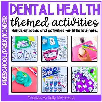 Preview of Dental Health Centers and Activities for Preschool and PreK
