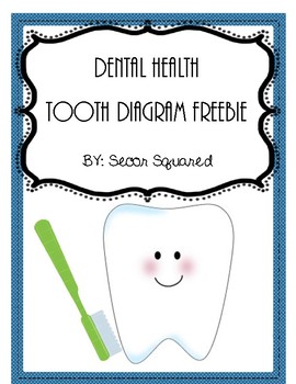 Preview of Dental Health Tooth Diagram Freebie