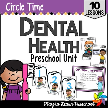 Preview of Dental Health Activities & Lesson Plans Unit for Preschool Pre-K
