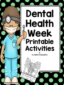 Preview of Dental Health Week Printable Activities