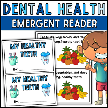 Preview of Dental Health Mini-book for Emergent Readers | National Dentist's Day Reading