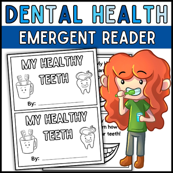 Preview of Dental Health Mini-book for Emergent Readers - National Dentist's Day Reading