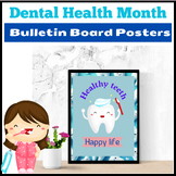Dental Hygiene Activity Bulletin Board Posters Februay Den