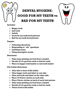 sad tooth template