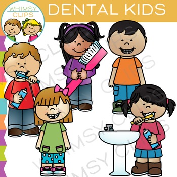 Kids Dental Clip Art by Whimsy Clips | Teachers Pay Teachers