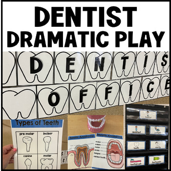 Preview of Dentist Office Dental Health Dramatic Play Center