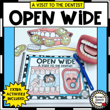 Preview of Dental Health Early Reader Pre-K Literacy Circle Dentist Speech Therapy