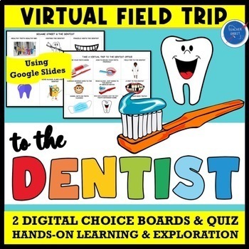 Preview of Dentist & Healthy Teeth Virtual Field Trip | Dental Hygiene Brushing