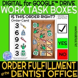 Dentist Office DIGITAL & Printable Vocational Work Task Bo