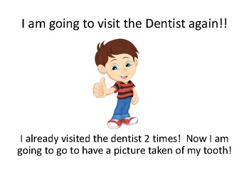 Preview of Social Story: X-Ray at the Dentist (3rd Visit)