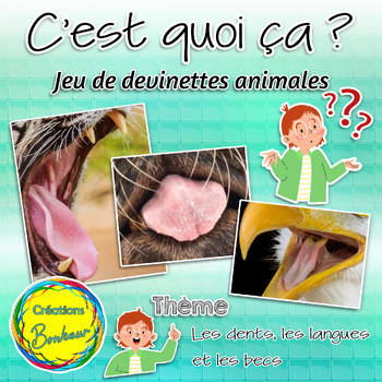 Preview of Dents, langues et becs – jeu de devinettes animales