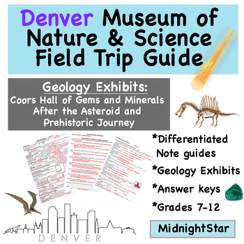 Preview of Denver Museum of Nature and Science Field Trip--Geology Exhibits!