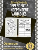 Dependent & Independent Variables - Card Sort
