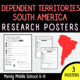 Dependent Territories of SOUTH AMERICA Research Poster Set