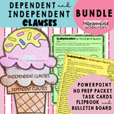 Dependent and Independent Clauses Bundle 4th and 5th Grade