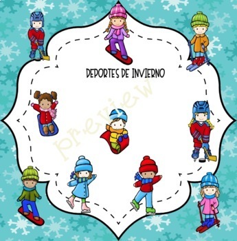 Preview of Deportes de Invierno Spanish Unit