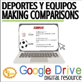 Spanish Comparisons and Sports Online Interactive Activity