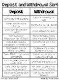 Deposit and Withdrawal Sort