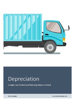 Preview of Depreciation (Straight-line and Reducing Balance) - Case study style questions