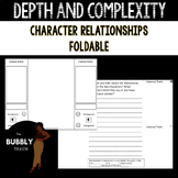 Depth and Complexity: Character Relationships Foldable