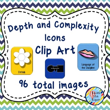 Preview of Depth and Complexity Clip Art- Personal Use Only