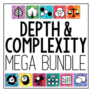Preview of Depth and Complexity Critical Thinking Mega Bundle