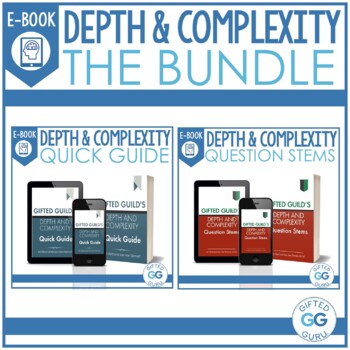 Preview of Depth and Complexity Ebook BUNDLE | Question Stems and Quick Guide