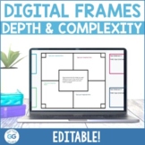 Depth and Complexity Frames - Digital - for use with Googl