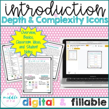 Preview of Depth and Complexity Icons Introduction (Distance Learning)