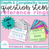 Depth and Complexity Icons Question Stem Reference Rings