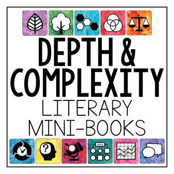 Preview of Depth and Complexity Critical Thinking Literary Mini-Books