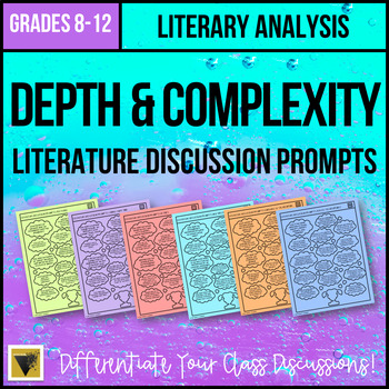 Preview of Depth and Complexity Literature Discussion Prompts