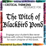Depth and Complexity Novel Study for The Witch of Blackbird Pond