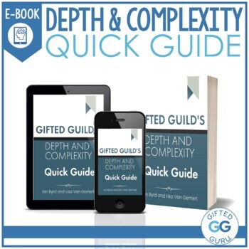 Preview of Depth and Complexity Quick Guide Ebook | Learn the Depth and Complexity Icons
