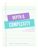 Depth and Complexity Reflection Sheets