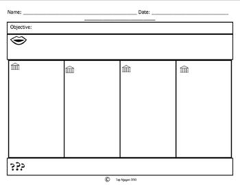Preview of Depth and Complexity Template for Notes with Four Columns