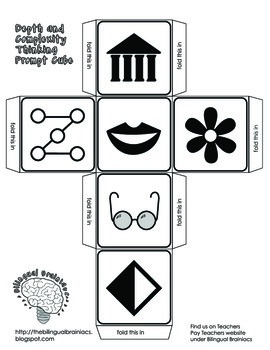 Spanish Depth and Complexity Icon Cards (Las Tarjetas de Profundidad y  Complejidad)