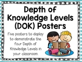 Depth of Knowledge (DOK) Levels Posters- Common Core Alignment