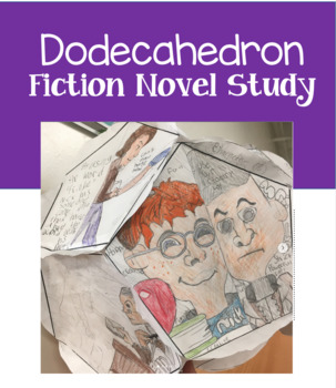 Preview of Dodecahedron - A 3-D - Novel Study - Book Project - to Fit Any Novel!