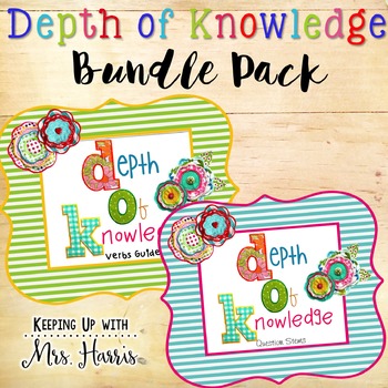 Preview of Depth of Knowledge Bundle