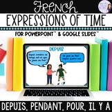 Depuis, pendant, pour, il y a French time expressions: for