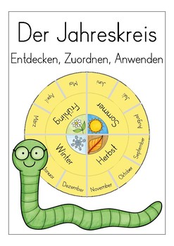 Preview of Der Jahreskreis - German / Deutsch: Rund um das Jahr, Grundschule, Beginners