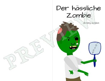 Preview of Easy German Reader - Der hässliche Zombie