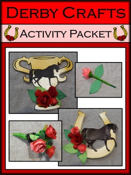 Preview of Kentucky: Derby Crafts Activity Packet