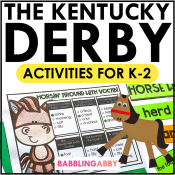 Preview of A Kentucky Derby Unit and Horses Activities and Craft