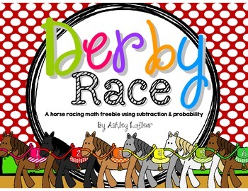 Preview of Derby Race Probability Game FREEBIE