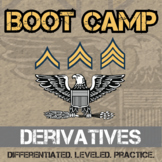 Derivative Boot Camp - Printable & Digital Differentiated 