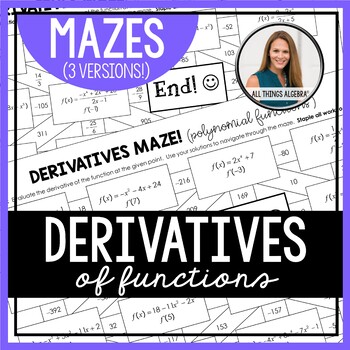 Preview of Derivatives | Mazes