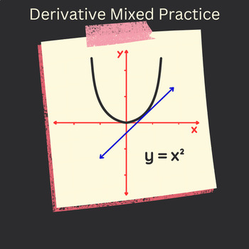 Preview of Derivative Mixed Practice